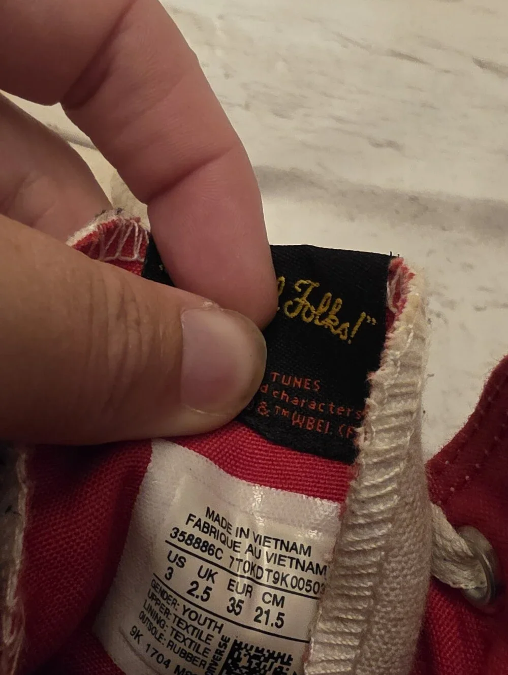 Converse Chuck Taylor All Star High Looney Tunes Youth 3
